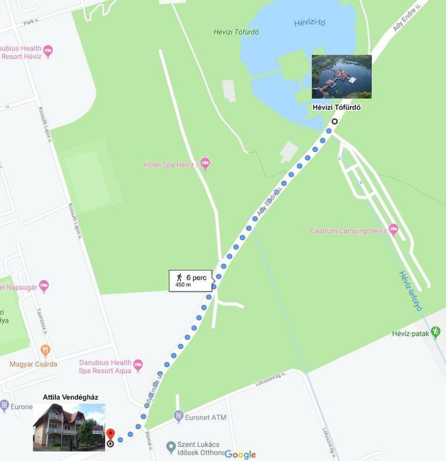 Apartament Attila Vendeghaz Héviz Zewnętrze zdjęcie